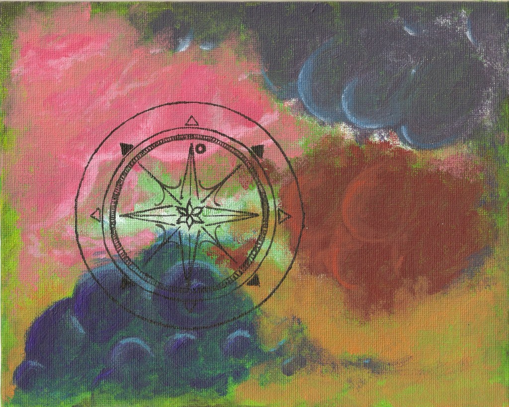 "1, Images", 18 March 2013, acrylic on small canvas