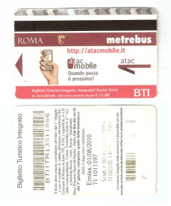 Rome, 2010 Underground station with graffiti and little oxygen.