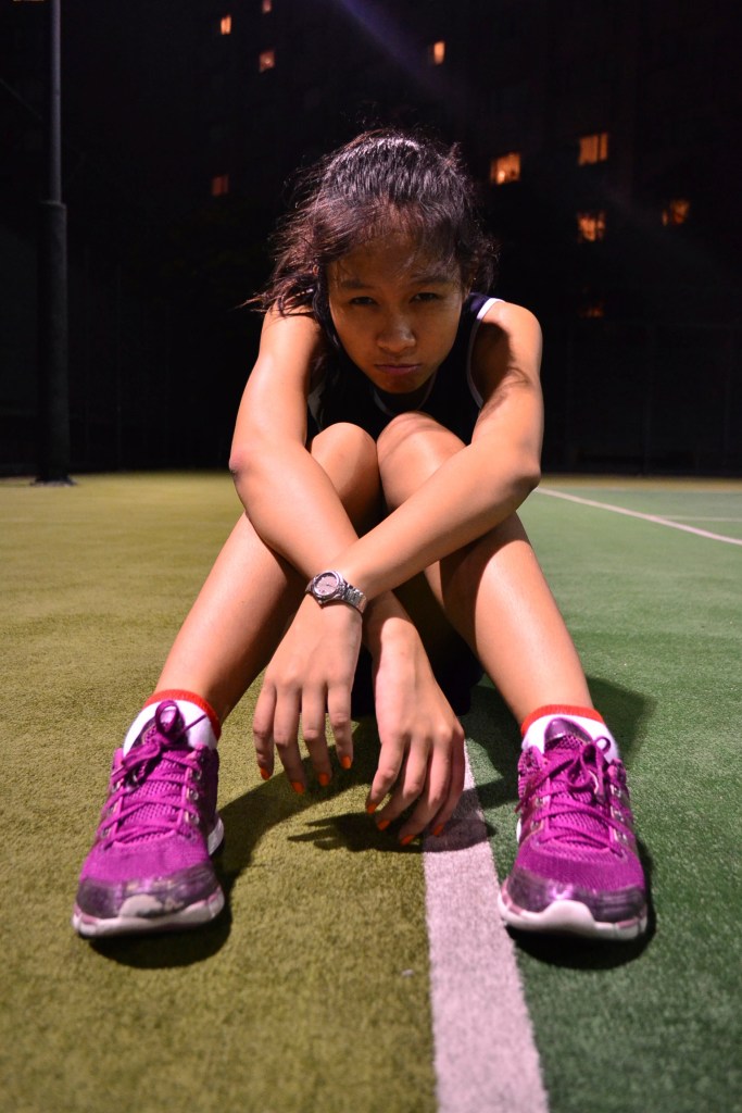 AFTER TENNIS. I'm a decent amateur (intermediate) player, but I tire very easily compared to my mother and sister. We reserved the court for two hours -- Php400 for 5-6 pm, and Php650 for 6-7pm --and I played for probably 90 minutes cumulative. 