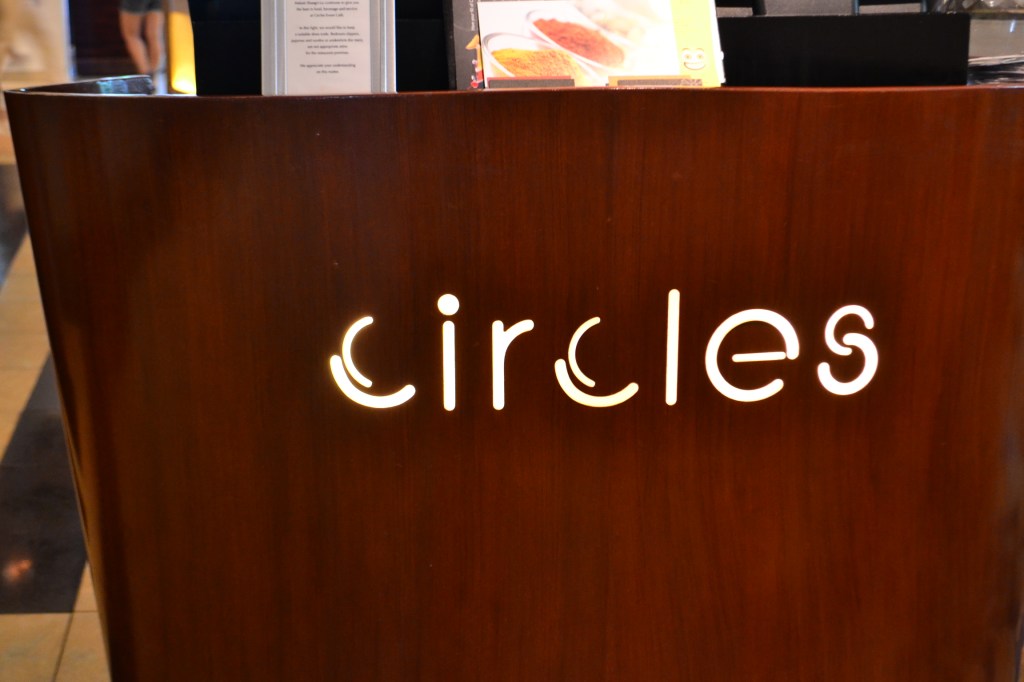 CIRCLES. It's a pretty famous place. Haha my brother didn't get to eat there because he was camping in Zambales. :D I think the breakfast costs Php1500+ per person?  The food was pretty terrific.