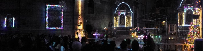 The whole church was filled with lights. See the gallery for more! :)