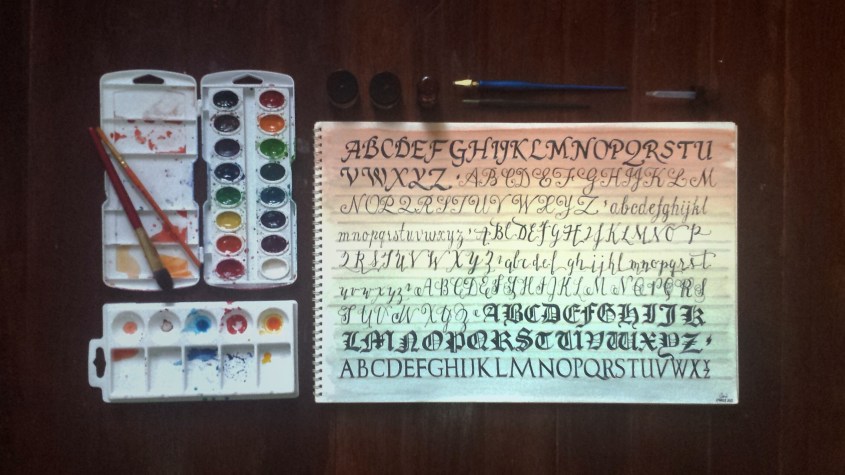 nine ways to create || adventures in calligraphy 07.07.2015