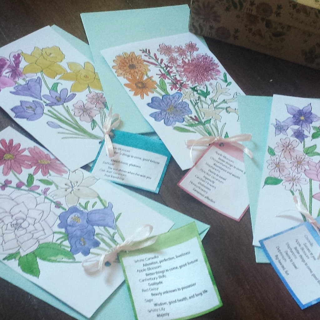 Floriography Cards: Give out thoughtful and unique messages without having to say anything at all. 