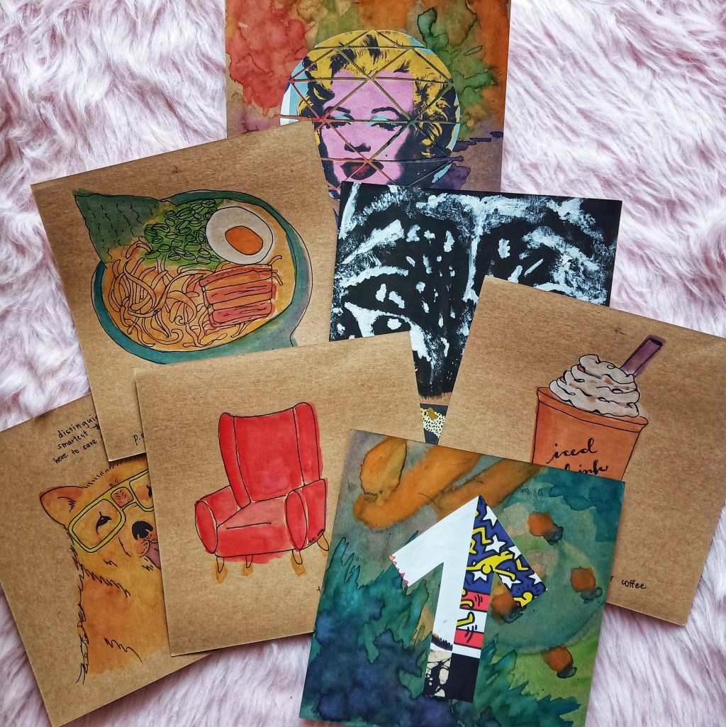 I sent postcards without leaving my house